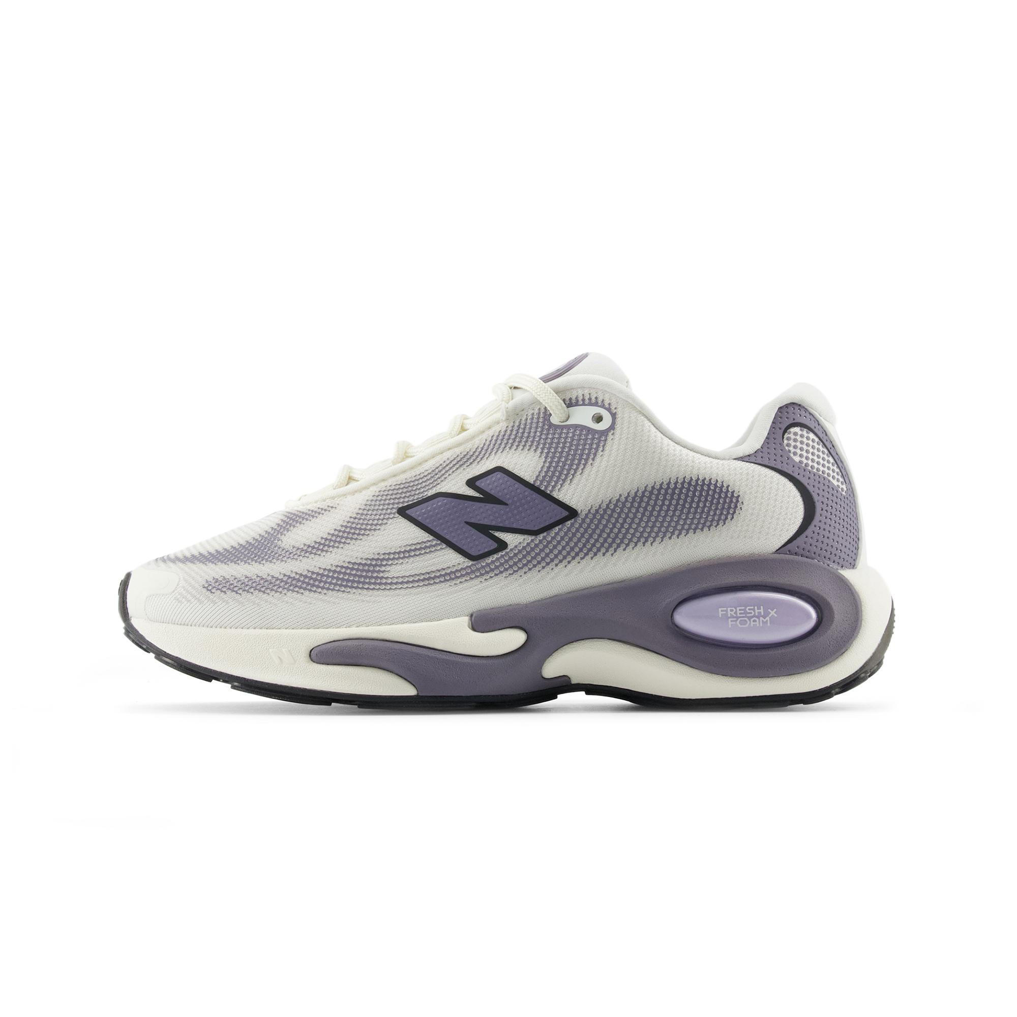 New Balance Running Shoes Women s Mid Top White/Gray Purple 37
