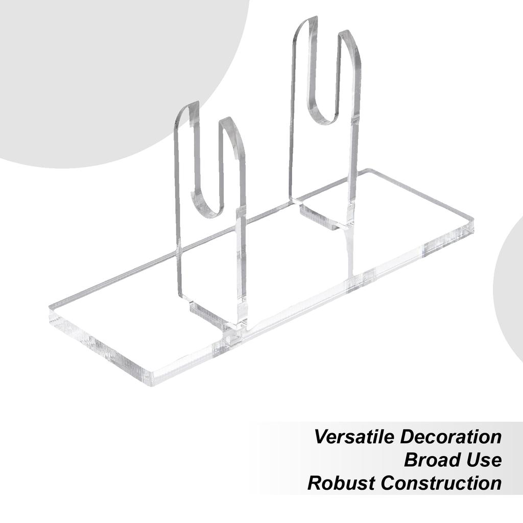 Fan Display Stand Acrylic Hand Fan Holder Stage Performance Props Holder for Exhibition Store Handheld Cooling Tool Display Rack