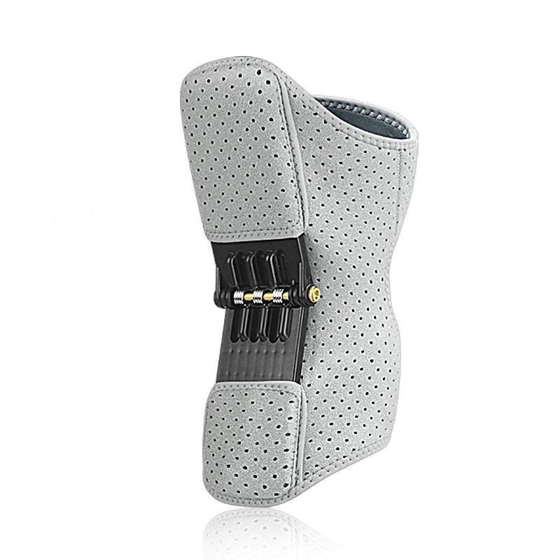 

Powerful Rebound Springs Knee Assistive Device Non-Slip Breathable Booster Adjustable Spring Stabilizer Brace Joint Support 1pc серый