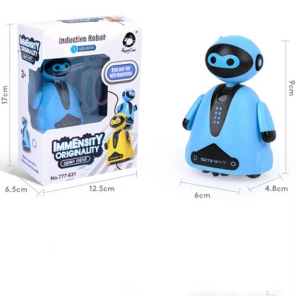 Robot Following Line Induction Educational Inductive Toys Car Truck Machine Follower DIY Diecast Vehicle Magic Pen Penguin Pig