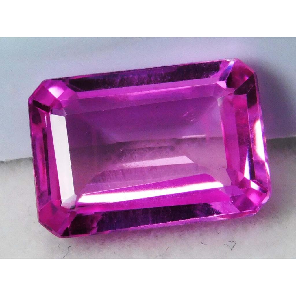Finest Quality Natural PINK Sapphire Emerald Cut 6.26 Ct CERTIFIED Gemstone
