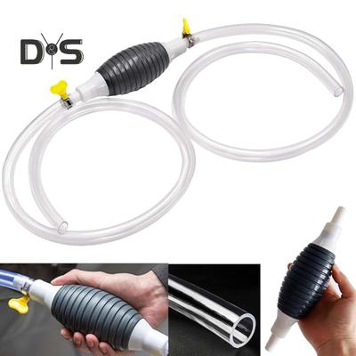 Multipurpose Liquid Sucker Pump Portable Manual Fuel Transfer Pump with High-Flow Hose Reusable Oil Fuel Siphon Pump