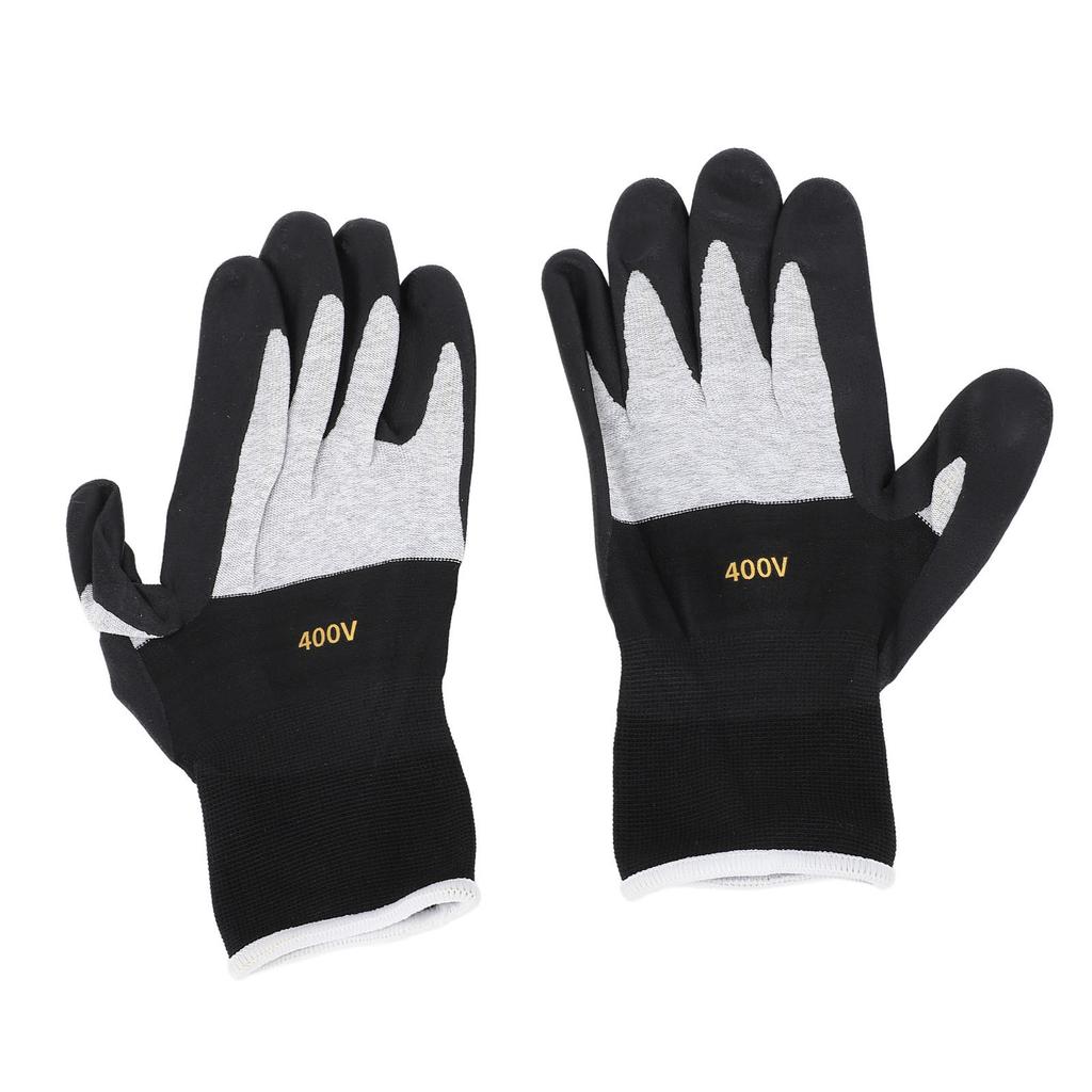 Isolierte Elektrikerhandschuhe Gummi Rutschfest 400V Spannungsfestigkeit Elektrikerhandschuhe für