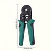 1pc Crimping Pliers, Tubular Terminal Crimping Tool, HSC8 6-4A/0.25-10Mm², Self-Adjusting Ratchet Wire Crimping Pliers, Suitable for Bicycle Repair