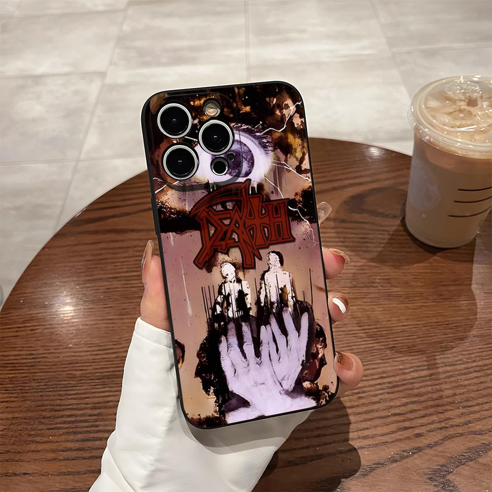 Death Metal Band Phone Case For 17 Pro Max Iphone 14 16 Pro Max 12 15 Plus 13 Pro 11 Xr X Xs Back Cover