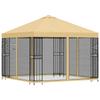 Garden Pavilion with Side Walls 3 X 3 M Cream