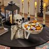 1pc Resin Skull Tray Decorative Ornament - Versatile Indoor/Outdoor Halloween Decoration,Creative Room Accent, Ideal Holiday Gif
