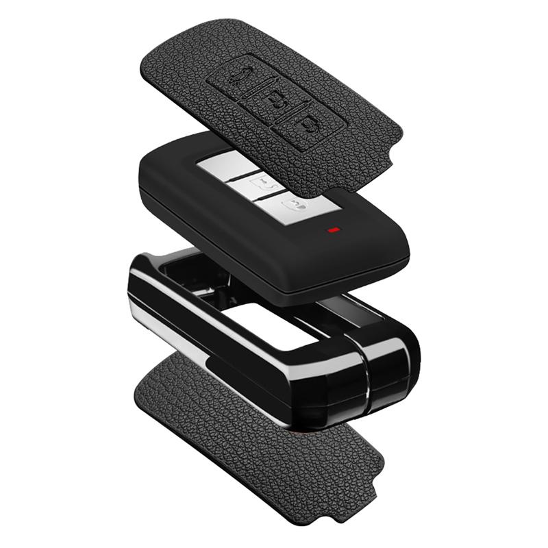 Alloy Car Key Cover Case Holder for Mitsubishi Outlander L200 ASX EVO Lancer Pajero Eclipse Cross Attrage Mirage L400 Shell