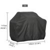 Outdoor Barbecue Grill Cover 210D Weber Round Waterproof Dustproof Barbecue Cover Courtyard Sunscreen Protects Barbecue Grill
