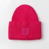 Classic Smiley Face Wool Knit Hat - Thickened, Unisex, European & American Style