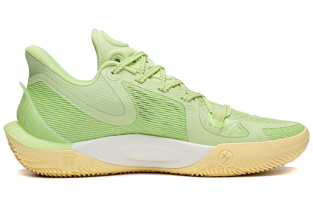 Li Ning SONIC 11 Grain Rain Synthetic Leather Cushioning Slip Resistant Abrasion Resistant Low top Basketball Shoes ABAT021-6