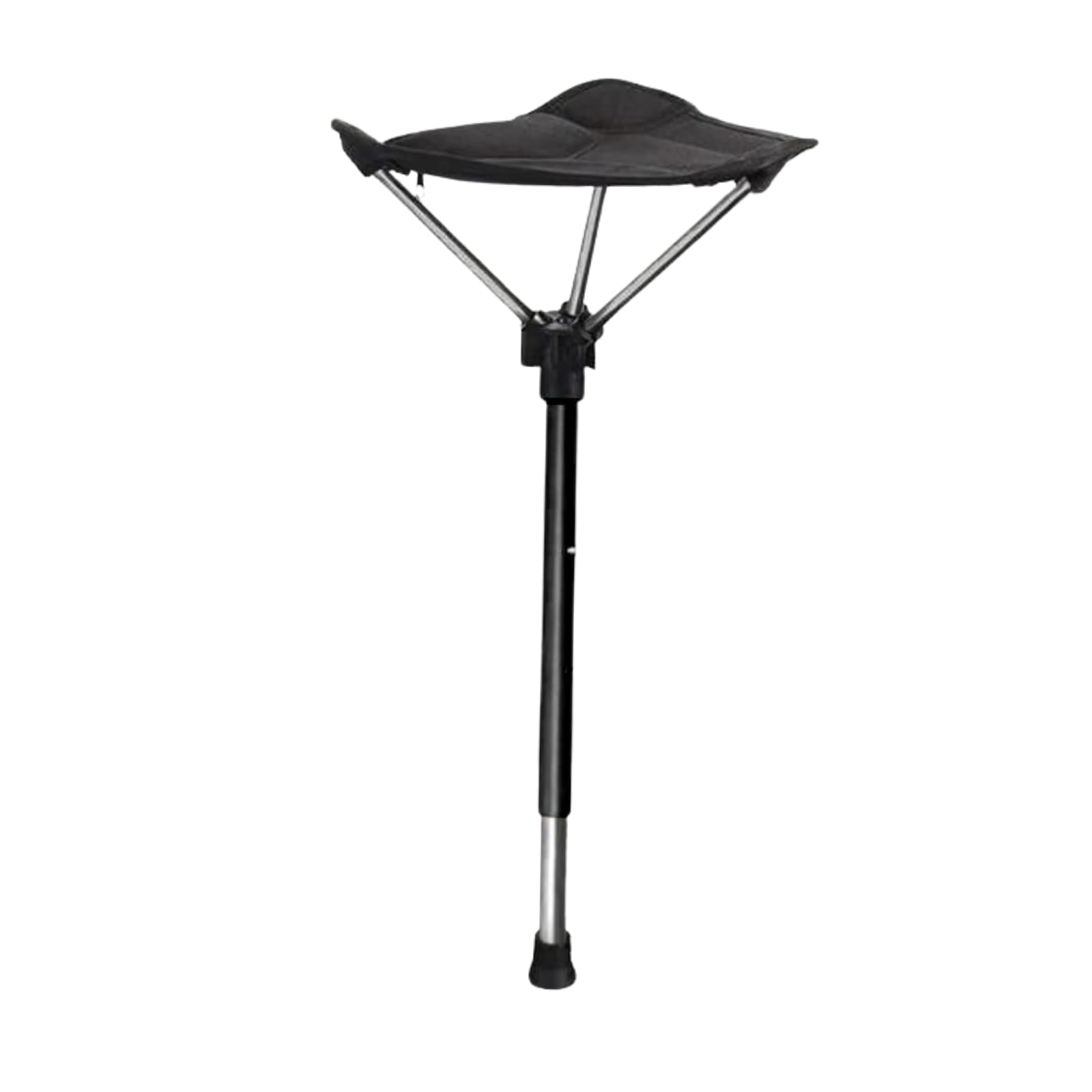 

CEVAN Folding Mobility Camping Standing Telescopic Camping Adjustable 3 120kg Weight Compact Storage Bag Easy to Perfect for Game and One Leg Chair, чорний