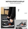 Men's Autumn Breathable Mesh Sneakers, Korean Style, Trendy Thick-Soled Casual Running Dad Shoes