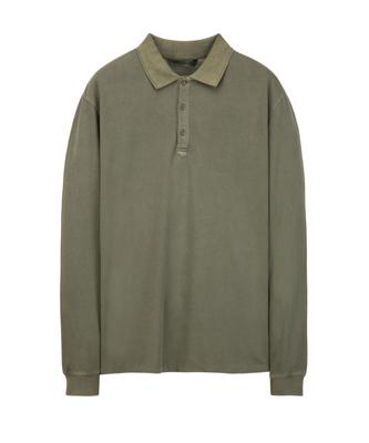 IL CORSO Washed Polo Shirt Pale Khaki Iets5F002K4