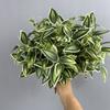 8 Heads Fake Plastic Plants Realistic Faux Plants Simulation Greenery  Home Living Room Decor
