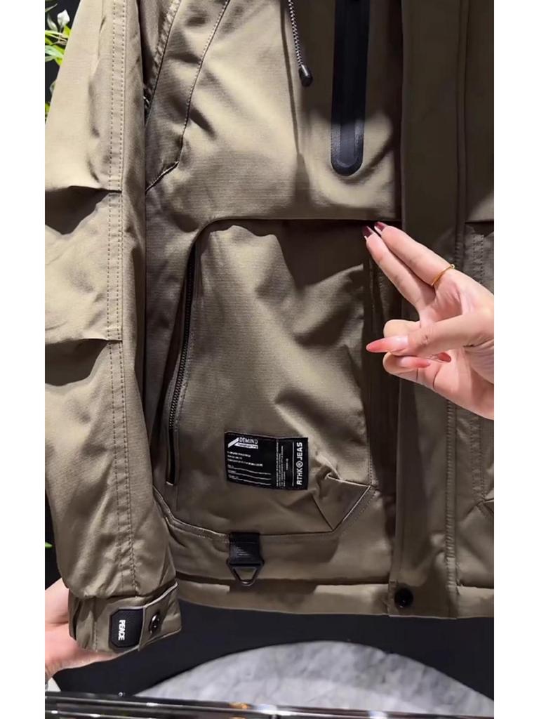 Men's Two-Cotton Hooded Jacket – Versatile Autumn-Style Windbreaker 2026 Fashion