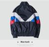 2023 Retro Kontrastfarbe Freizeitjacke: Europäische und amerikanische Streetwear für Herren