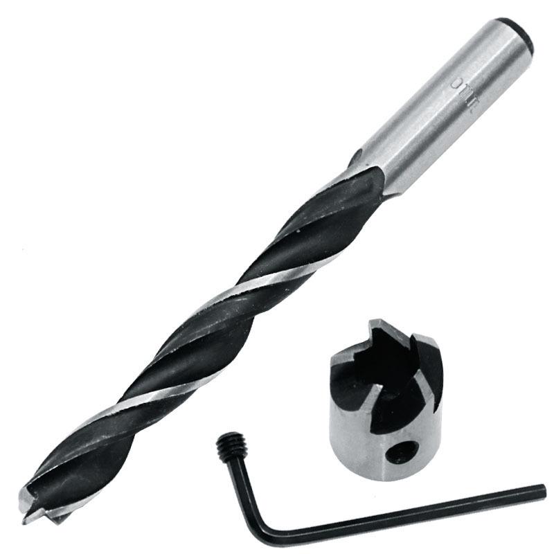 4/7pc HSS Three-Point Countersink & Chamfer Drill Bit Set for Woodworking