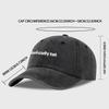 MLFO Berretto da Baseball Lavato Assolutamente Non Ricamato Leggero Traspirante e Regolabile Unisex Casual e alla Moda