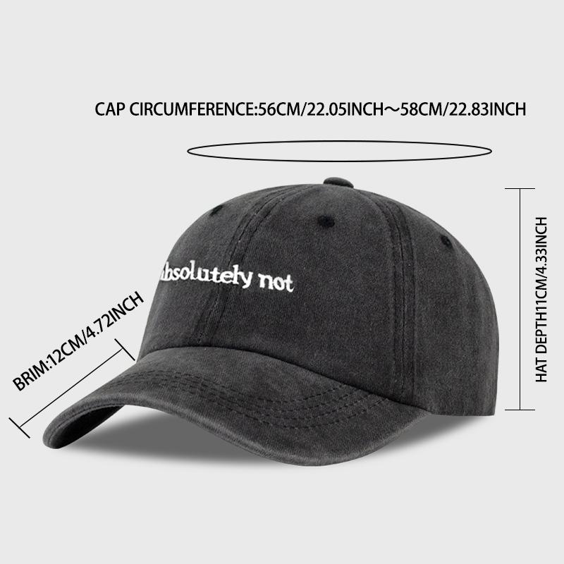 MLFO Berretto da Baseball Lavato Assolutamente Non Ricamato Leggero Traspirante e Regolabile Unisex Casual e alla Moda