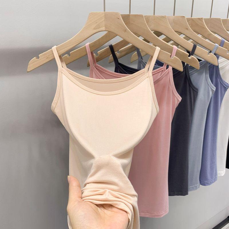 Modal Camisole Women's Spring/Summer Inner Wear Plus Size Slim Looking Sleeveless Tops All-Matching Outer Wear Short Bottoming Shirt