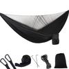 Army Green Mosquito-Proof Quick-Open Camping Hammock, Extended 290x140, Multi-Purpose Outdoor Net Hammock