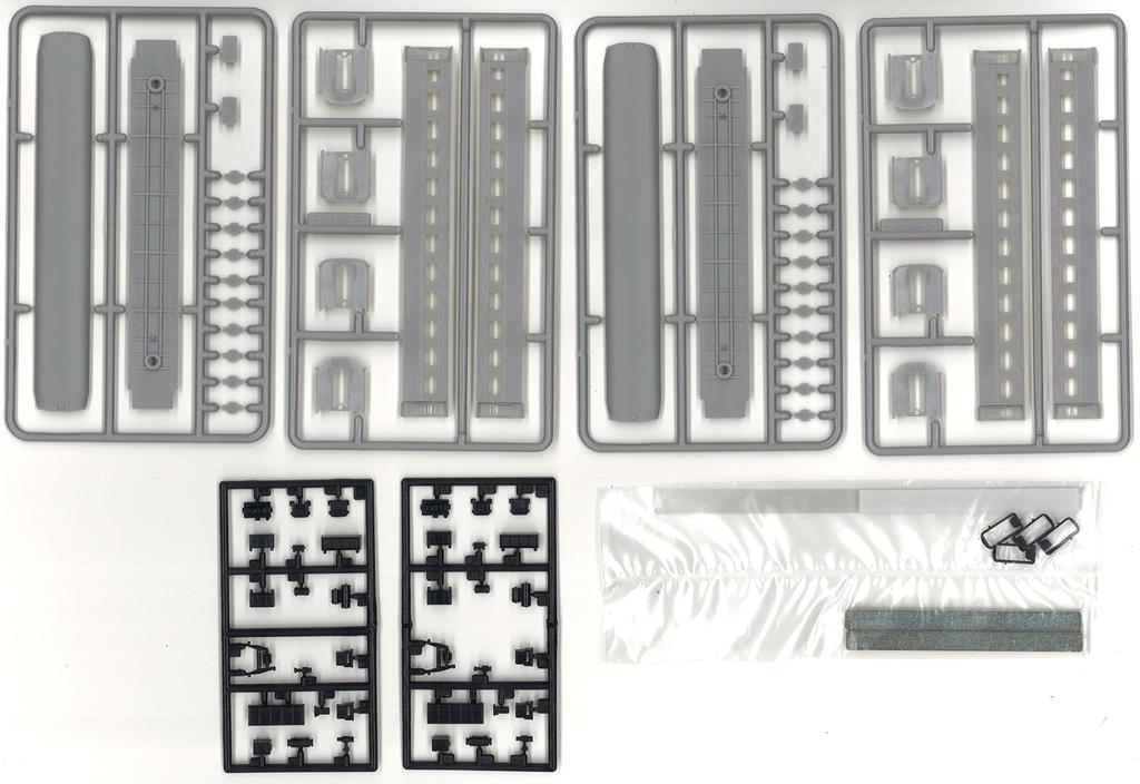 Greenmax N Gauge 114 Oha35 Type (round Roof) 2-car Set (unpainted Body Kit)