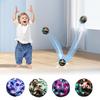 2pcs Outdoor Super Bounce Space Jump Ball Lunar Ball Hand Eye Coordination Stress Relief Hole Ball Sports Training Ball