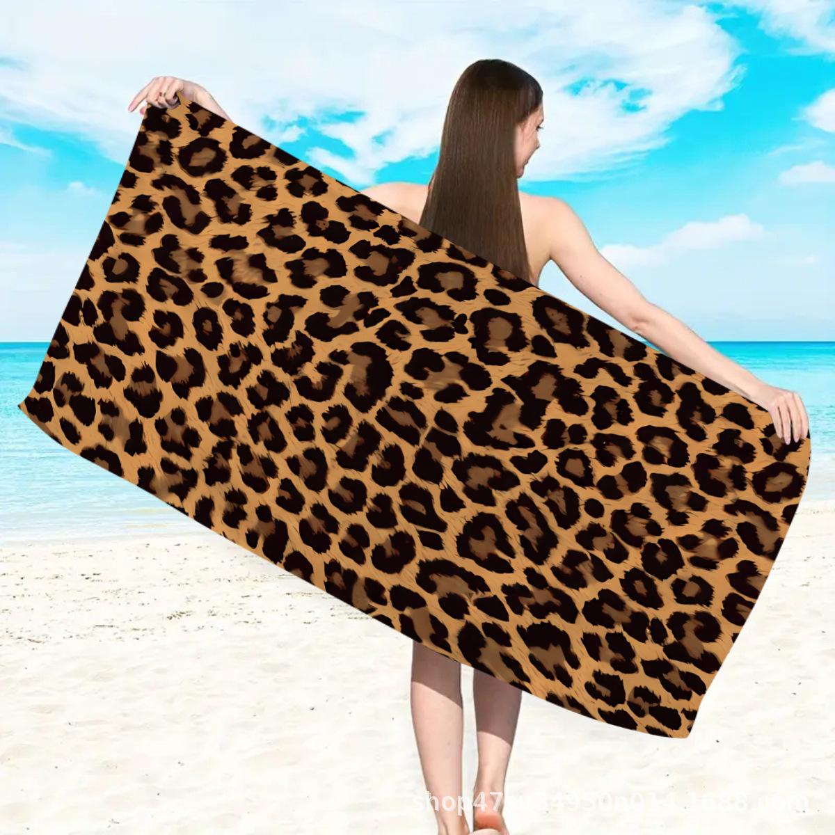 European And American Style Beach Towels Quick-Drying Absorbent Beach Towels Custom Printed Beach Towels Bath Towels 70-140cm