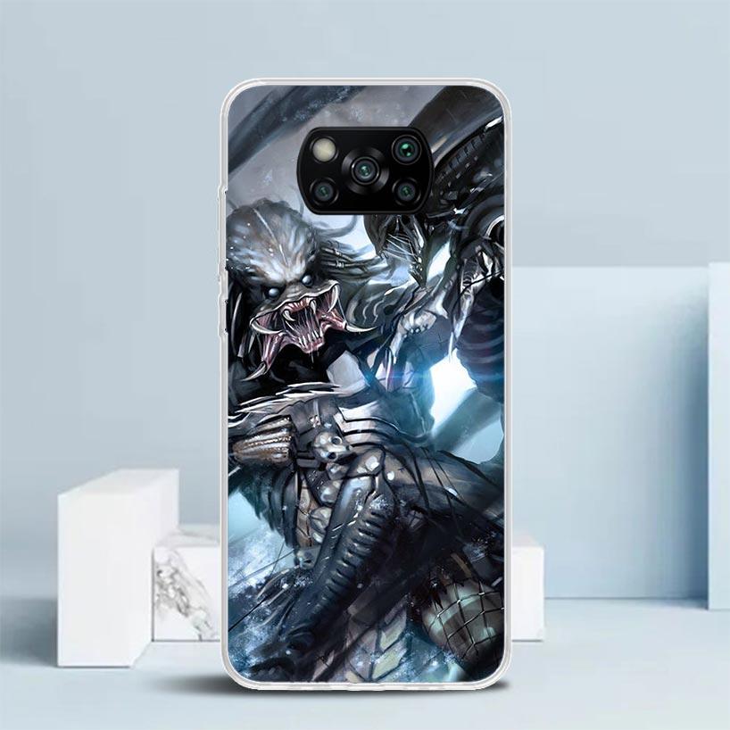 

Alien Vs Predator Painted Phone Case For Xiaomi Poco F7 Ultra X5 X6 X7 Pro M7 Redmi 15C 15 13C 13 12C 12 10C 10 10A 9 9C 9A 9T C Redmi 10 5G