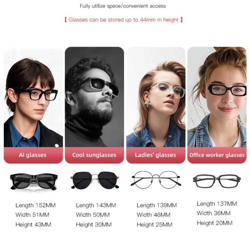 1pc Car Glasses Case Sunglasses Storage Box Clip Accessory For Mercedes Benz AMG A B C E G CLA W211 W203 W204 C260 E300L A200L