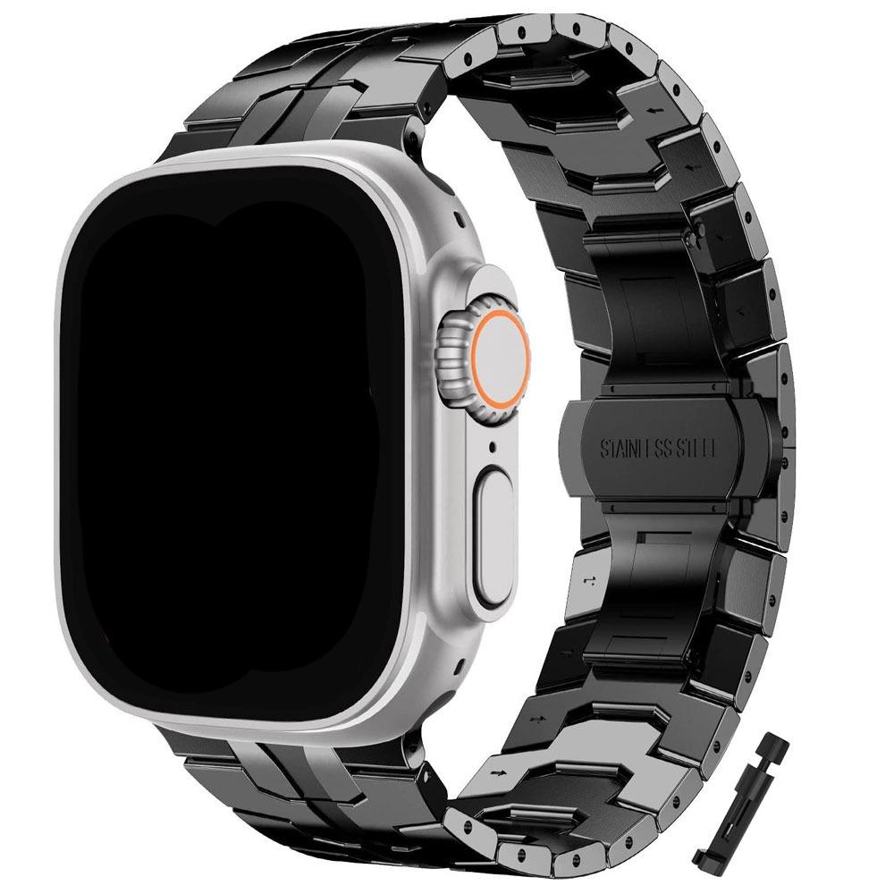 Stainless Steel Strap for Apple Watch Band 49mm 46mm 44mm 42mm 41mm 40mm Metal Bracelet for IWatch 11 10 9 8 7 6 5 SE Ultra 3