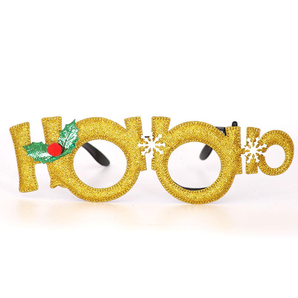 Handmade Plastic Colorful Christmas Glasses Perfect For Kids Featuring Cheerful Santa And Designs Reindeer