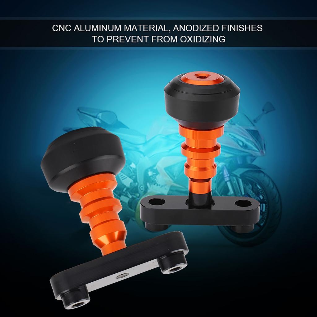 Pair of Frame Slider Crash Pad Collision Falling Protectors for Motorcycle 125 200 390 13‑15