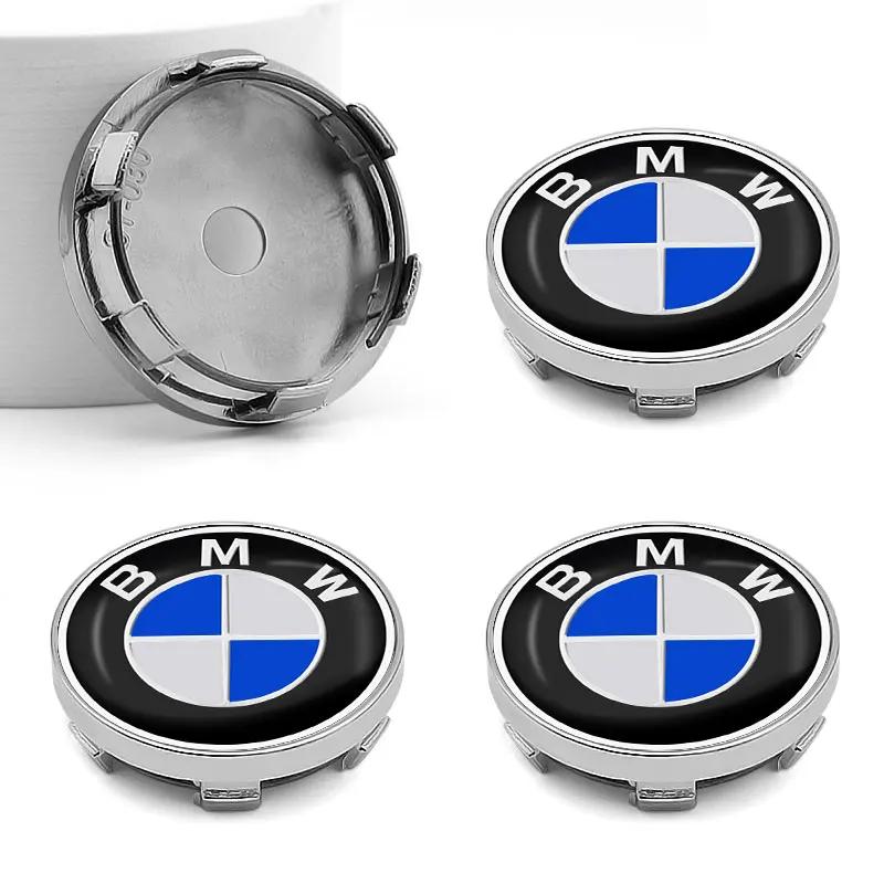 4PCS 60mm M LOGO Emblem Car Rim Cover Decal Tire Wheel Center Hub Cap Cover Auto Accessories for BMW X1 X3 X4 X5 E46 E90 F20 E60 E39 F10 M2 M3 M5