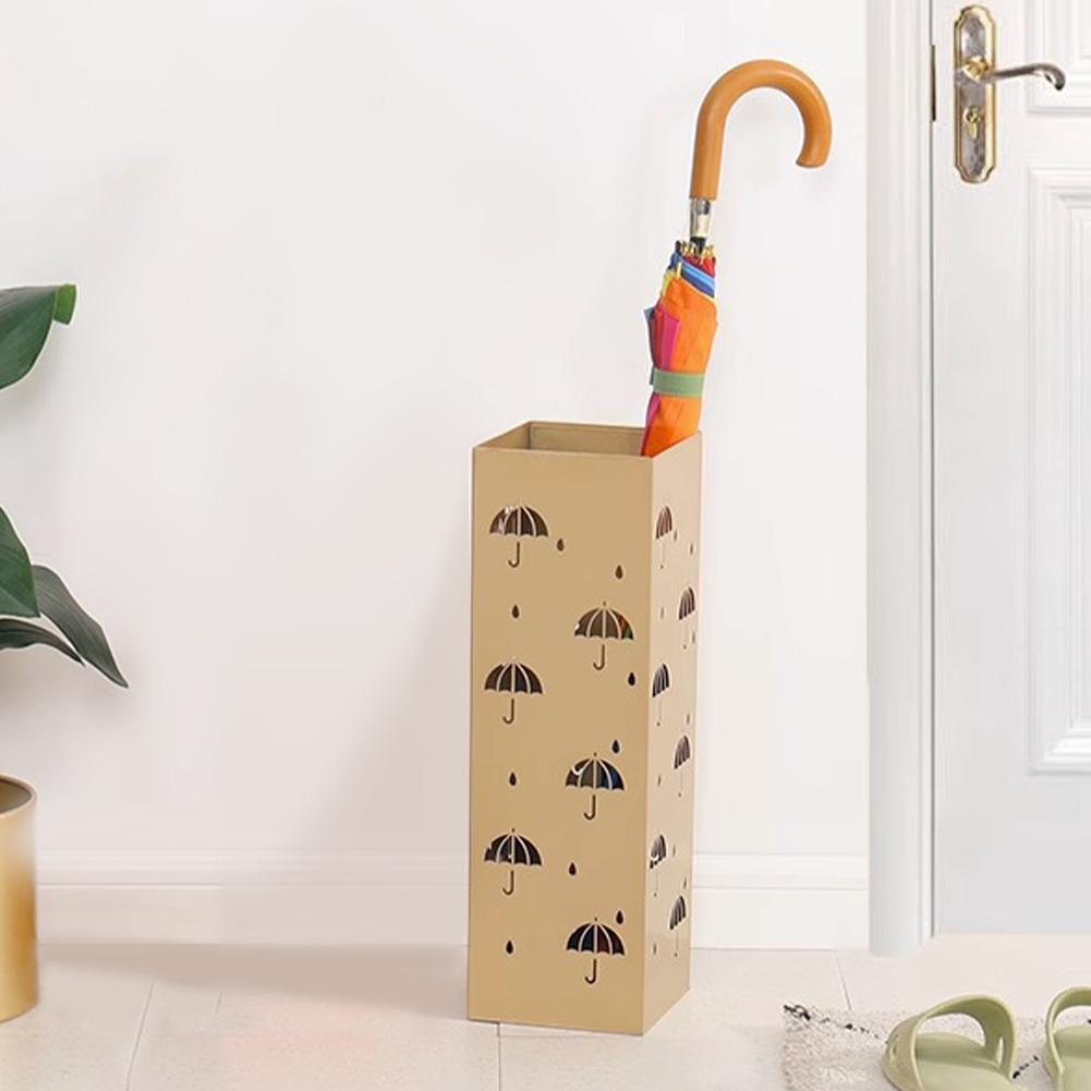 Metal Chic Umbrella Holder Multipurpose Free Standing Metal Umbrella Stand Rack Walking Sticks Holder Entryway Home Hotel Office