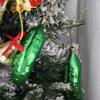 Reusable Christmas Cucumber Pickle Pendant Plastic Xmas Tree Ornaments  Merry Christmas Decorations