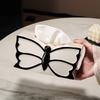 Black and White Butterfly Decorative Tissue Box Coffee Table Desk Decoration Ceramic Tissue Box Bedside Table Paper Towel Case