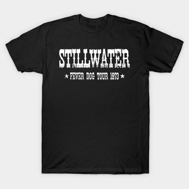 

Чоловіча чорна футболка з принтом Almost Famous - Stillwater Fever Dog Tour 1973 Принт на папері для термопереносу без вирізання Бавовняна футболка M чорний