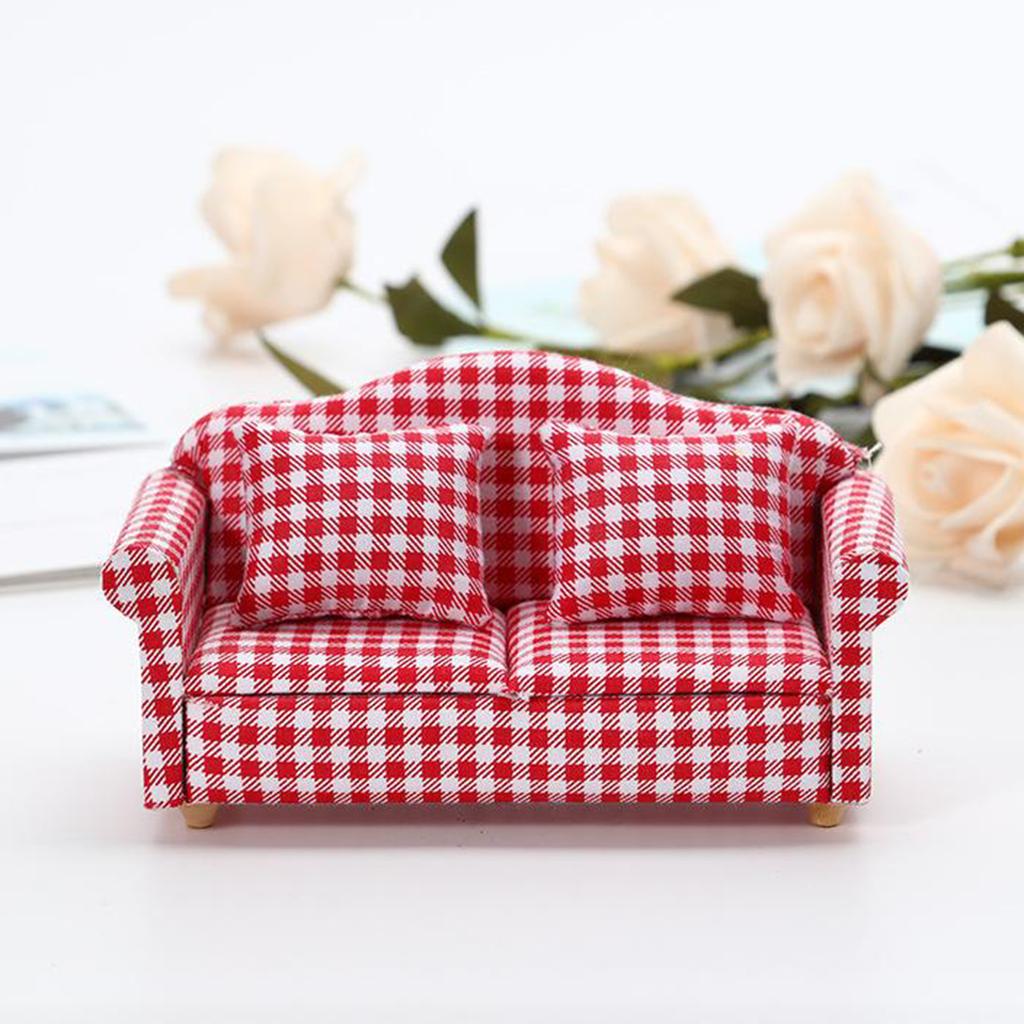 PUPPEN HAUS MINIATUREN MÖBEL 1//12 1//6 SKALA SOFA SESSEL KINDER GESCHENKE