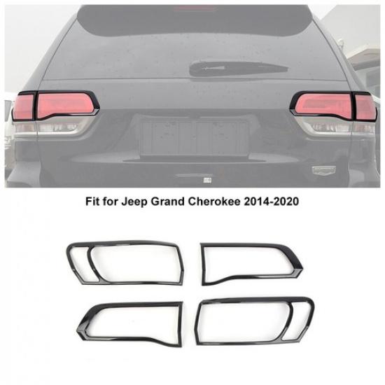 For 2014-16 Jeep Grand Cherokee Grille Taillight Fog Lamp Cover Frame Trim Bezel