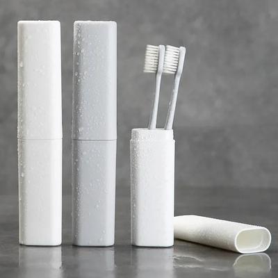 Porte-brosse à dents de voyage pour affaires, organisateur, couvercle de protection anti-poussière pour brosse à dents, boîte de rangement portable pour brosse à dents avec trou de drainage