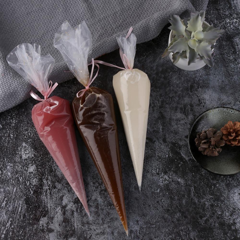 50 ks/sada Multifunkční sáčky na krémové pečivo Průhledný sáček na cukrářskou špičku Kuchyňské pekařské doplňky