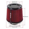 Washable Air Intake Filter Sport Power Mesh Cone Air Filter Cold Air Intake Filter  Car Engine