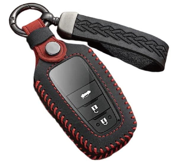 

Чехол для ключа из натуральной кожи TOYOTA CHR Corolla RAV4 Prius 50 серии Camry Toyota 86 Prado 150 серии Late [VARIOUSLINES] CH-R (черный)