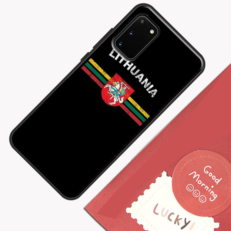 Fashion Lithuania Flag Phone Case For Samsung Galaxy S24 S26 Ultra S20 S21 S22 S23 S25 Plus S10 S25 FE Cover Shell