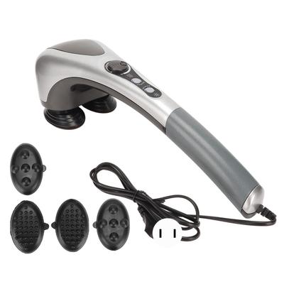 Handheld-Rückenmassagegerät, komfortables Haushalts-Doppelknoten-Handmassagegerät für Schultern, Beine und Füße