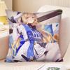 Cartethyia Anime Spiel W-Wuthering Waves Kissenbezug Mode Quadratischer Kissenbezug Schlafzimmer Sofa Zimmer Ins Dekoration Freizeit