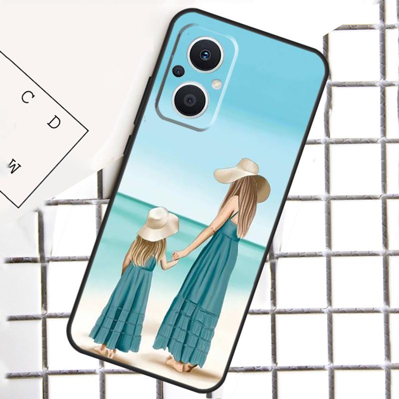 Mom and Daughter For OPPO Reno 13F 12F 14F 11F 10 11 12 13 14 Pro 8T 7 8 Lite OPPO Find X9 X8 X6 X5 Pro Case