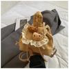 Ladies Backpack With Patching Nylon For Casual Daily Use